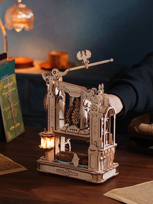 Printing Press, side angle