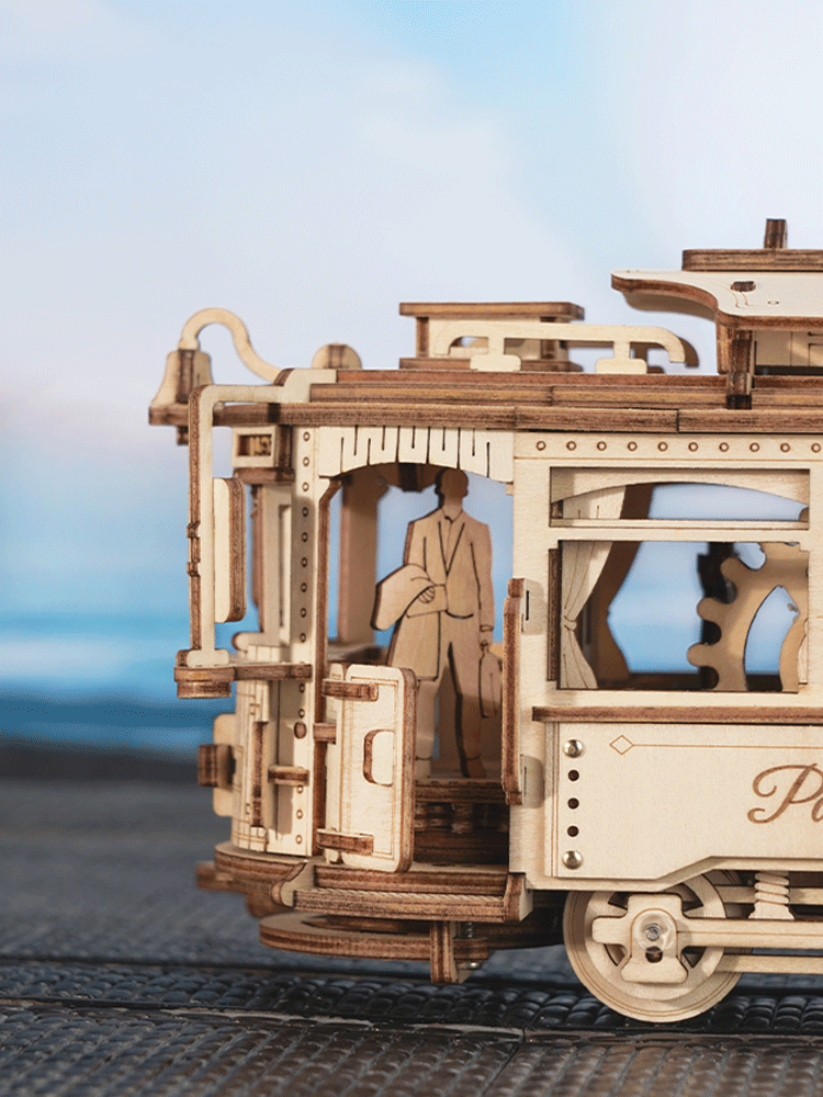 City Tram, close-up detail