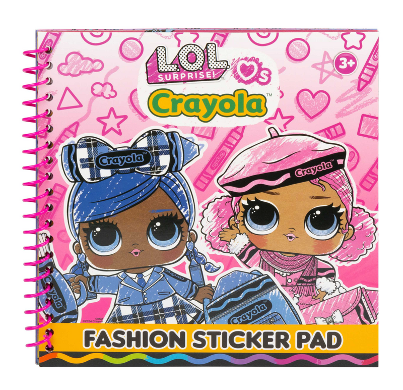 LOL Surprise! Crayola Fashion Sticker Book collectible from PoundFun