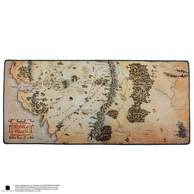 Lord of the Rings Middle-Earth Map Desk Mat