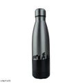 Lord of the Rings Fellowship of the Ring Silver Insulated Water Bottle, side angle