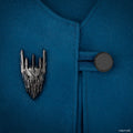 Lord of the Rings Helmet of Sauron Magnetic Pin, side angle