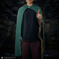 Lord of the Rings Hobbit Cloak with Lorien Leaf Brooch, alternate view