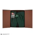 Lord of the Rings Hobbit Cloak with Lorien Leaf Brooch, in display