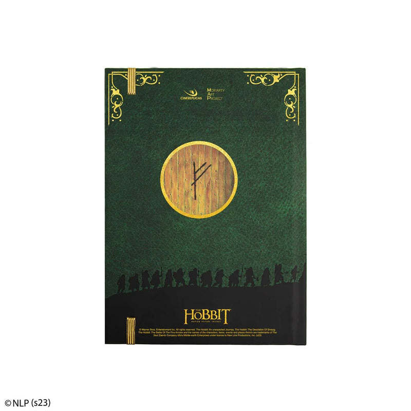 Lord of the Rings The Hobbit Hardcover Notebook with Foldable Map, close-up detail