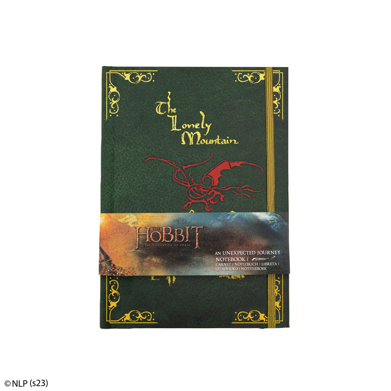 Lord of the Rings The Hobbit Hardcover Notebook with Foldable Map, rear view