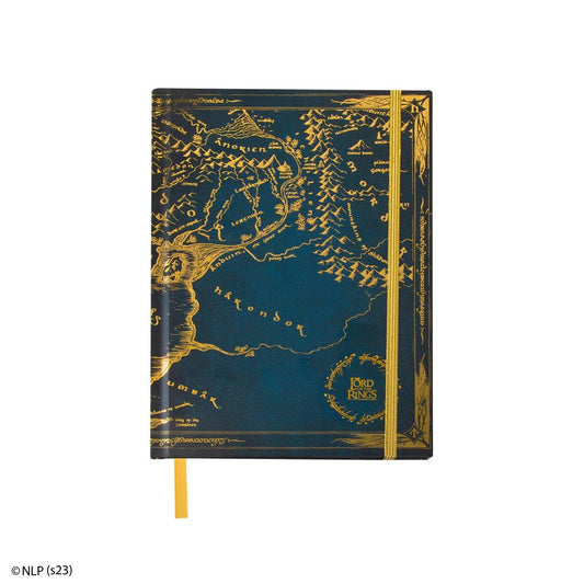 Lord of the Rings Middle-Earth Notebook with Foldable Map