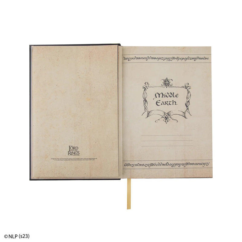 Lord of the Rings Middle-Earth Notebook with Foldable Map
