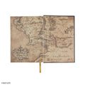 Lord of the Rings Middle-Earth Notebook with Foldable Map