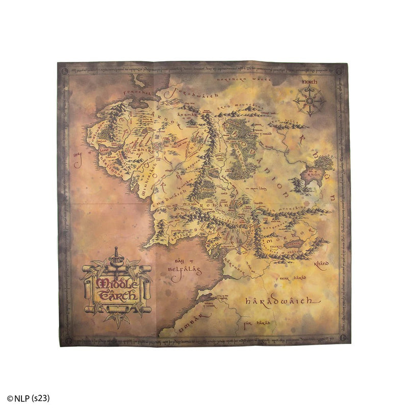 Lord of the Rings Middle-Earth Notebook with Foldable Map