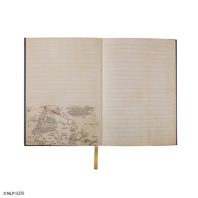 Lord of the Rings Middle-Earth Notebook with Foldable Map