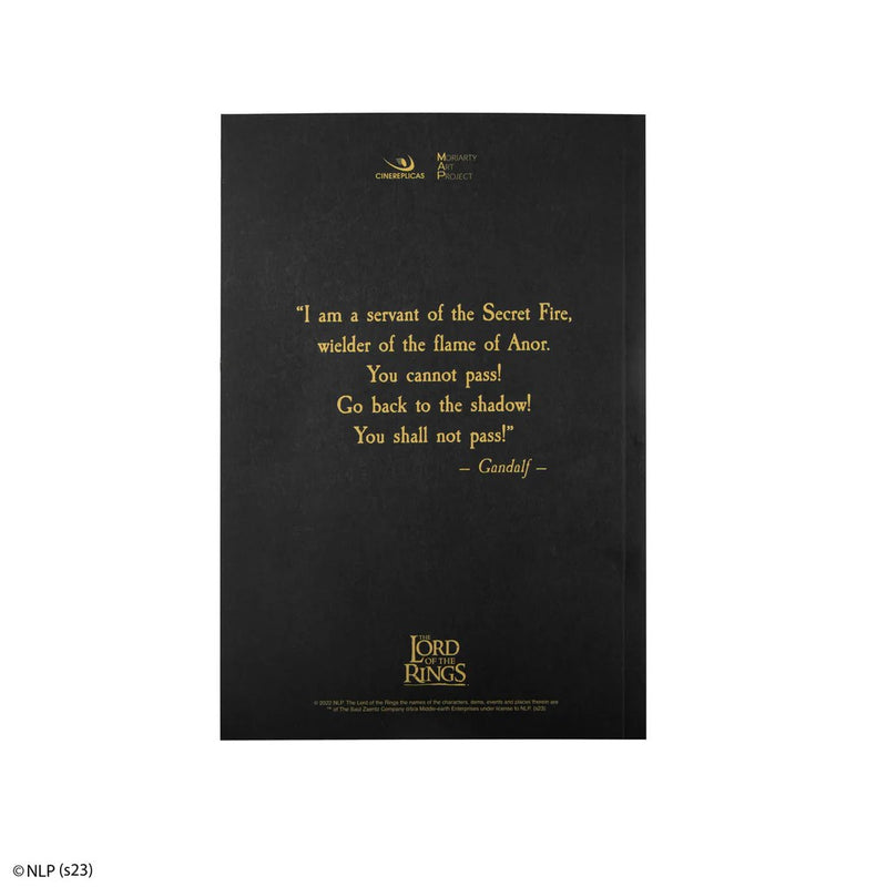 Lord of the Rings You Shall Not Pass Notebook