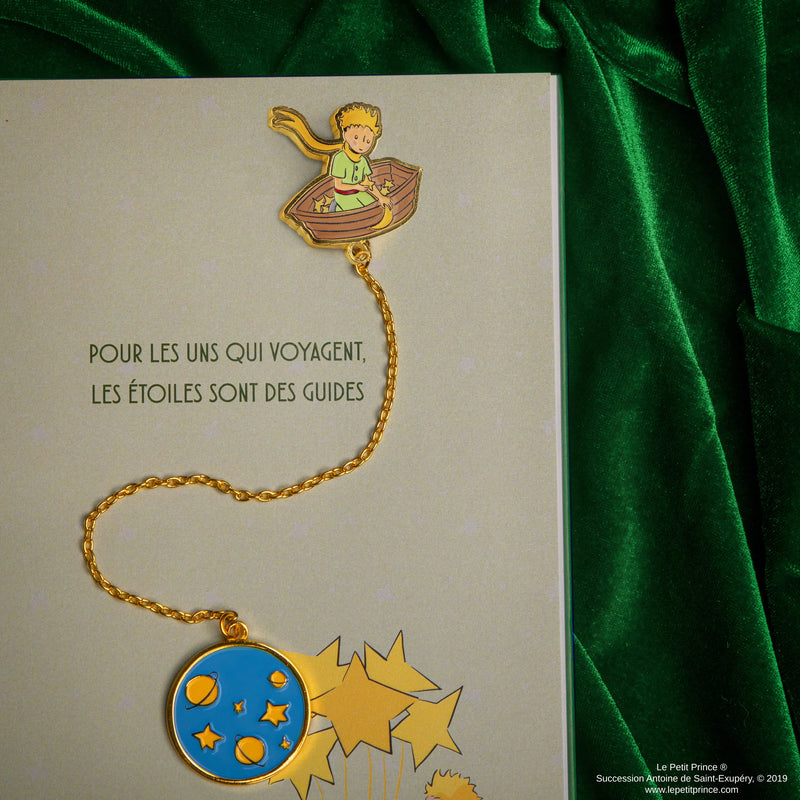 The Little Prince Navigating the Sky Bookmark Chain collectible from CINEREPLICAS