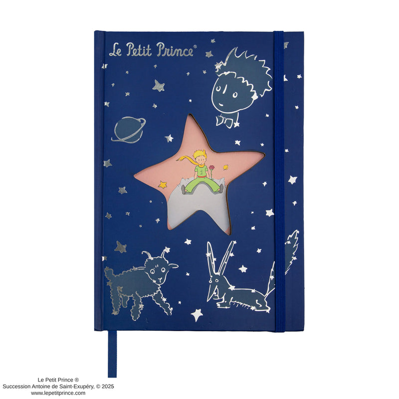 The Little Prince Starry Night Constellations Notebook, side angle