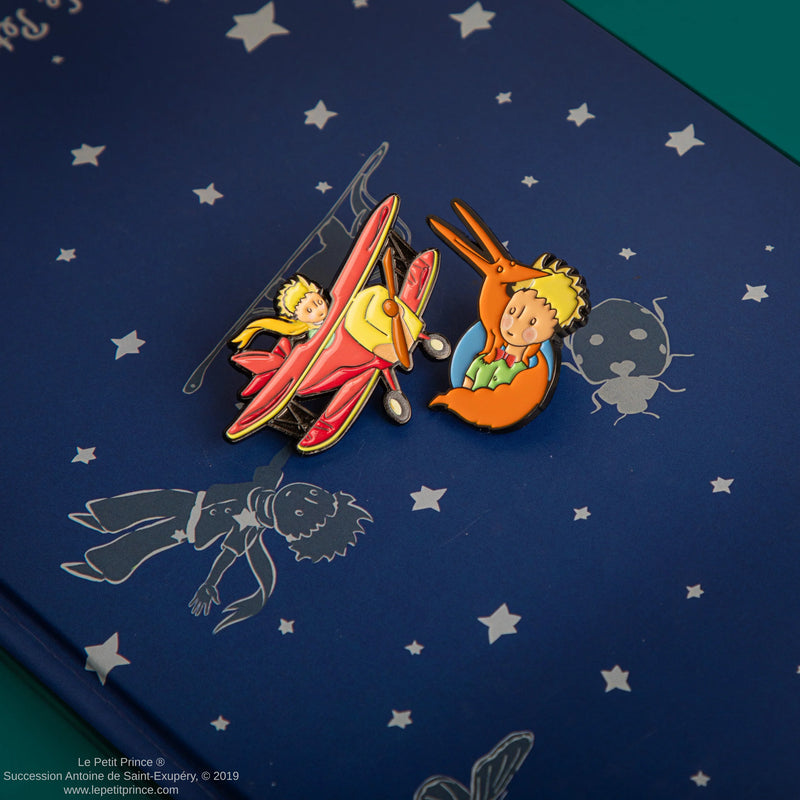 The Little Prince Aviator's Adventure Pin Set collectible from CINEREPLICAS