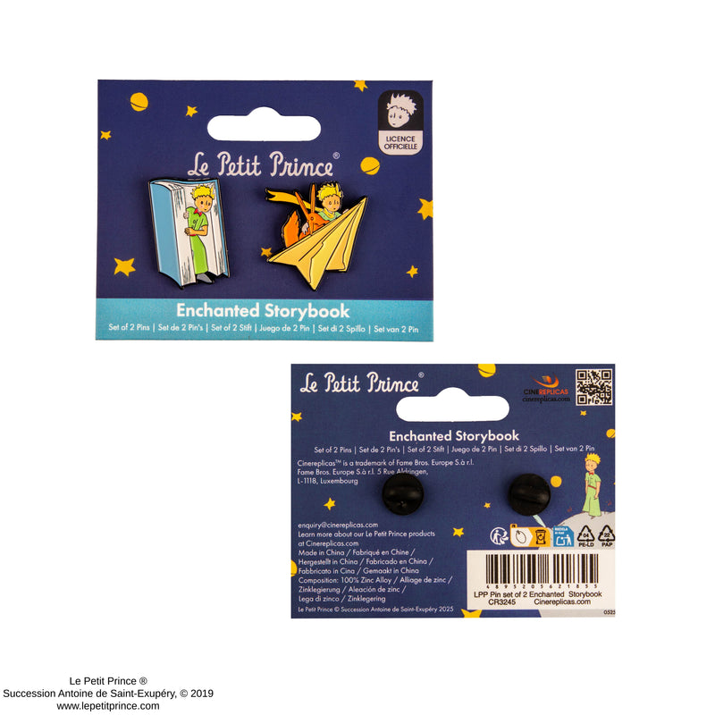 The Little Prince Enchanted Storybook Pin Set, alternate view