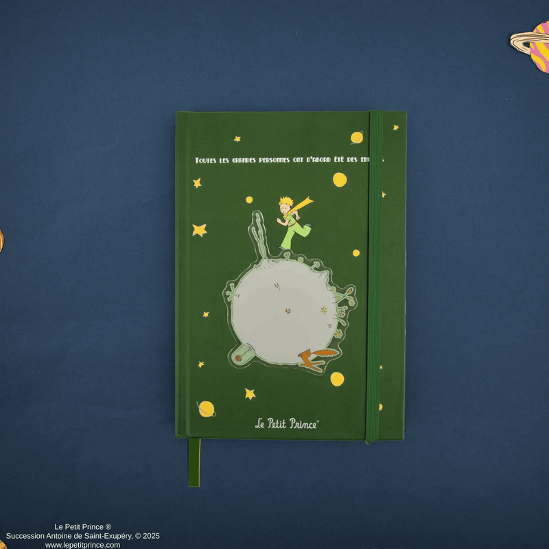 The Little Prince Spinning Asteroid B-612 Notebook collectible from CINEREPLICAS