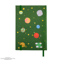 The Little Prince Spinning Asteroid B-612 Notebook, close-up detail