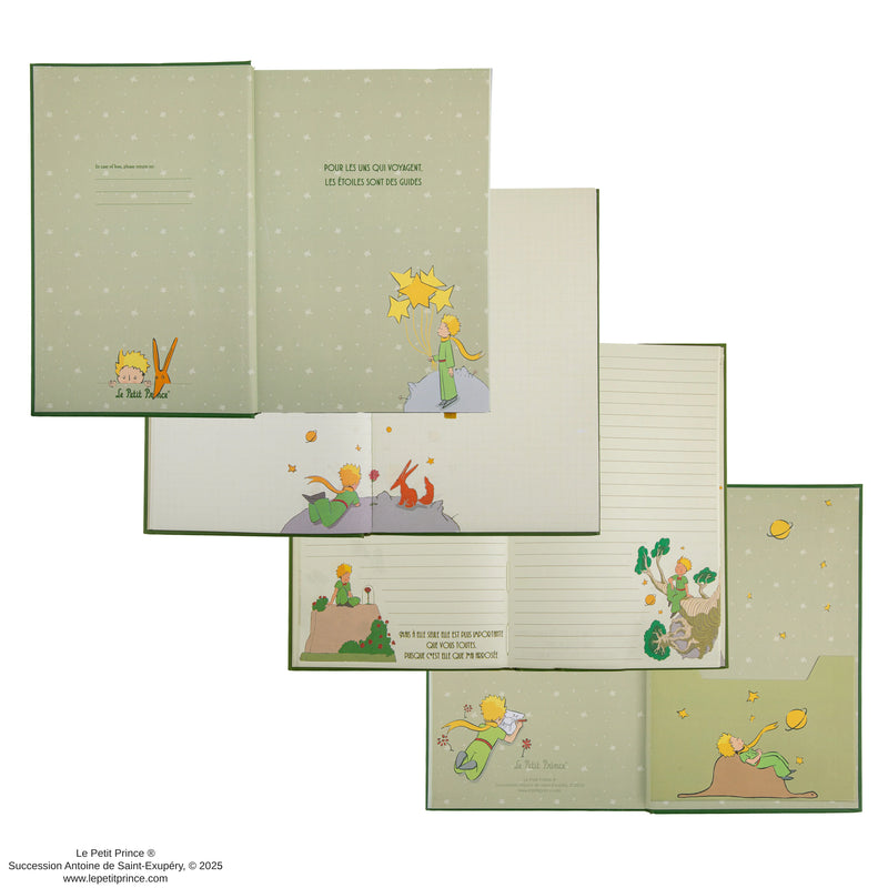 The Little Prince Spinning Asteroid B-612 Notebook, packaging shot