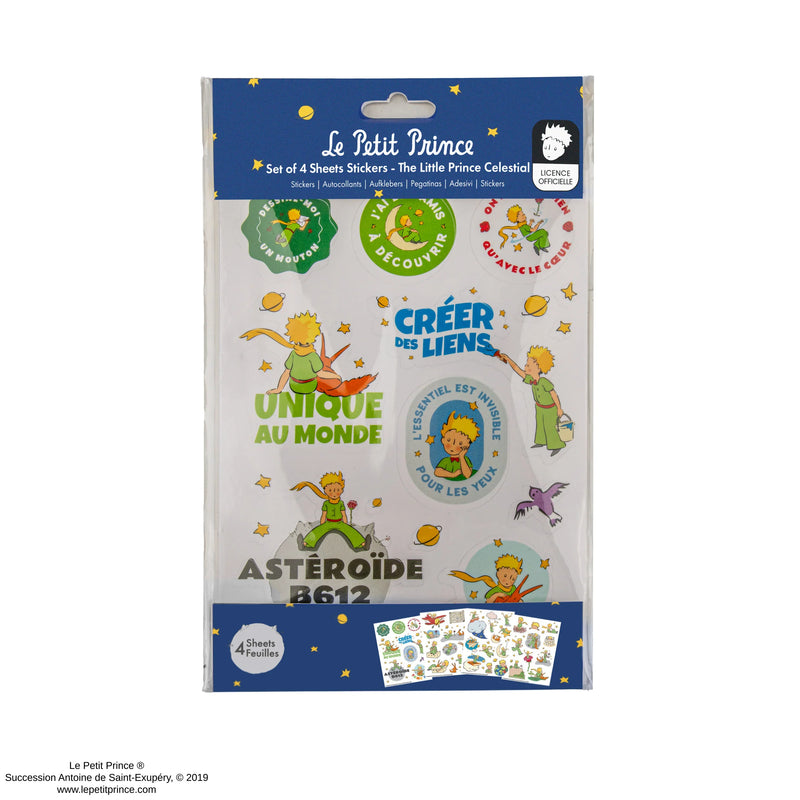 The Little Prince Celestial Sticker Set, side angle