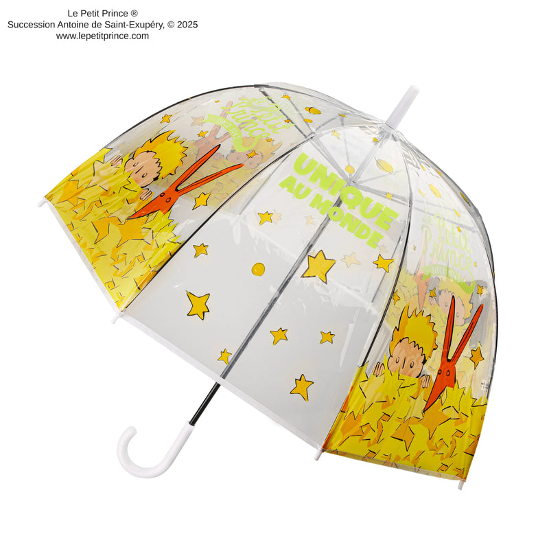 The Little Prince Unique in All the World Transparent Umbrella, rear view