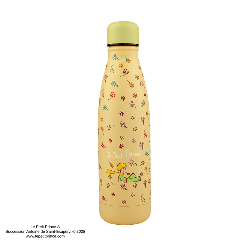 The Little Prince Wildflower Garden Insulated Water Bottle, packaging shot