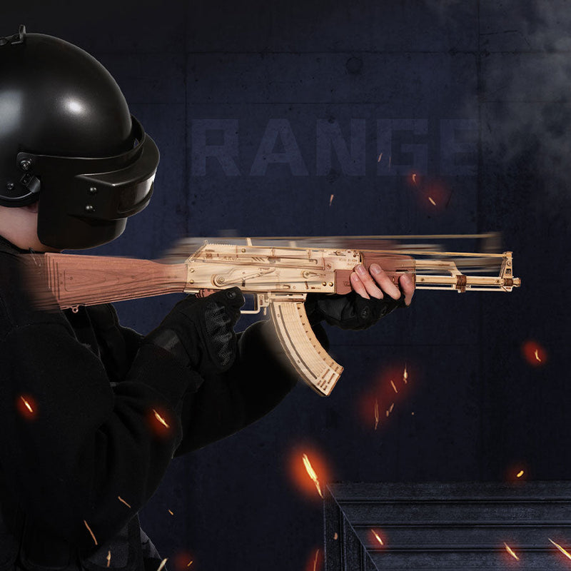 AK-47 Assault Rifle, close-up detail