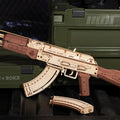AK-47 Assault Rifle, rear view