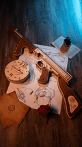 Thompson Submachine Gun, in display