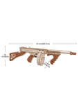 Thompson Submachine Gun, size reference