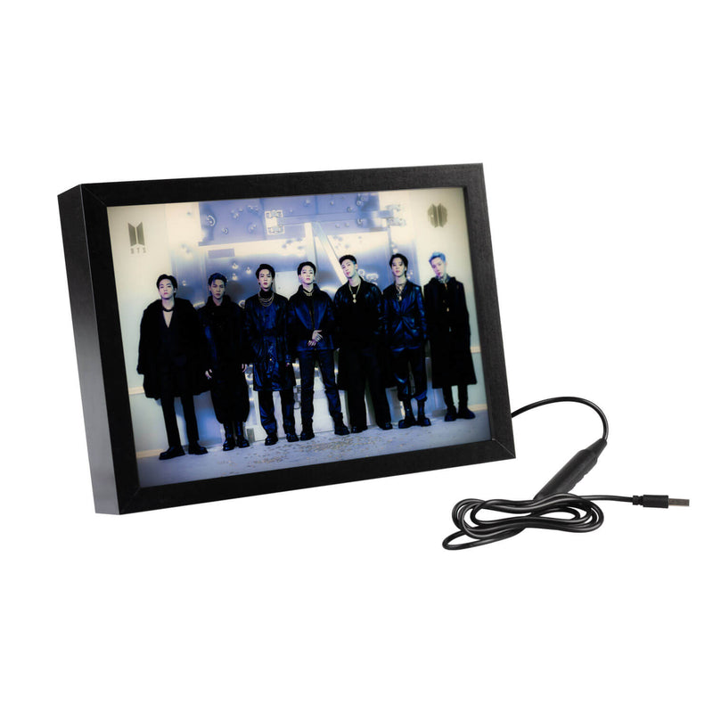 BTS Colour Changing LED Framed Print 20 x 28 cm