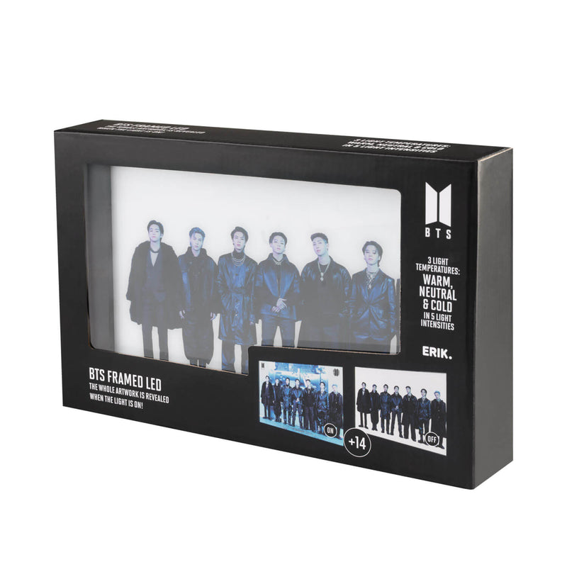 BTS Colour Changing LED Framed Print 20 x 28 cm