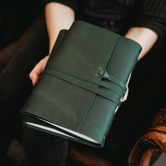 Evergreen Journals collectible from Lucas Ruth Leather Goods
