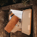 Make Your Own Leather Pouch, side angle