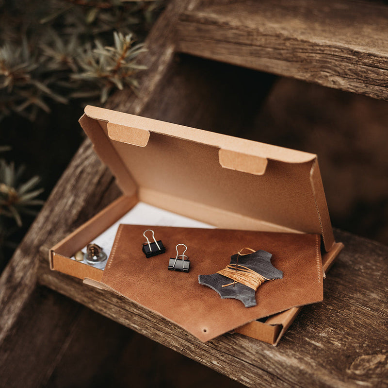 Make Your Own Leather Pouch collectible from Lucas Ruth Leather Goods