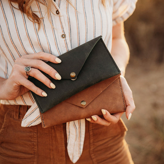 Make Your Own Leather Pouch, alternate view