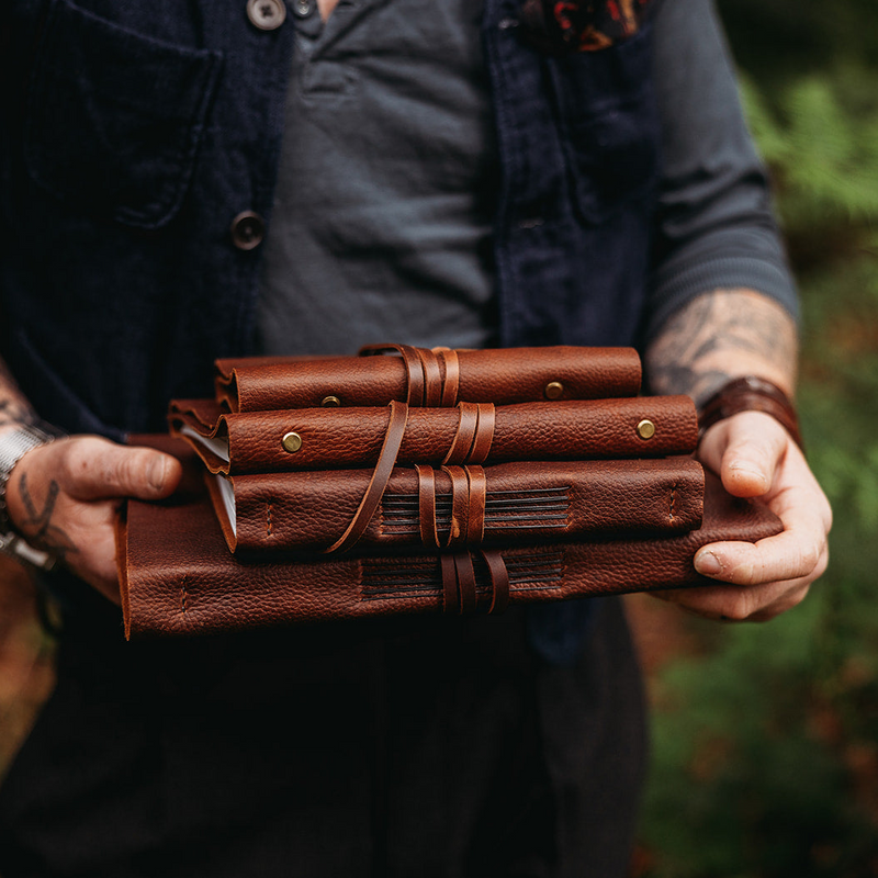 Mulberry Journals, side angle