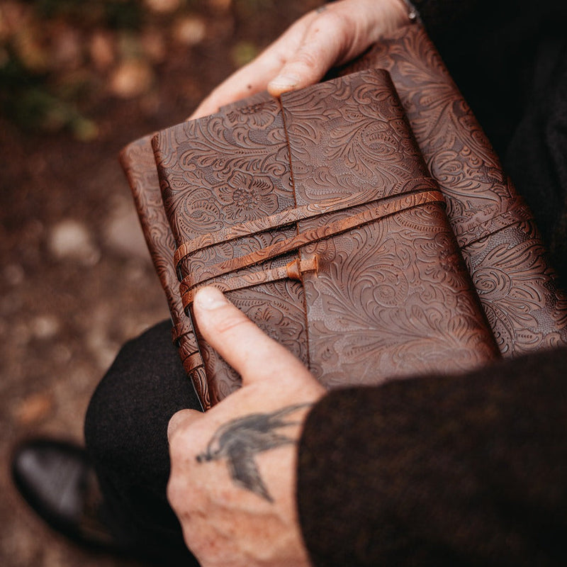 Botanical Journals - Walnut, side angle