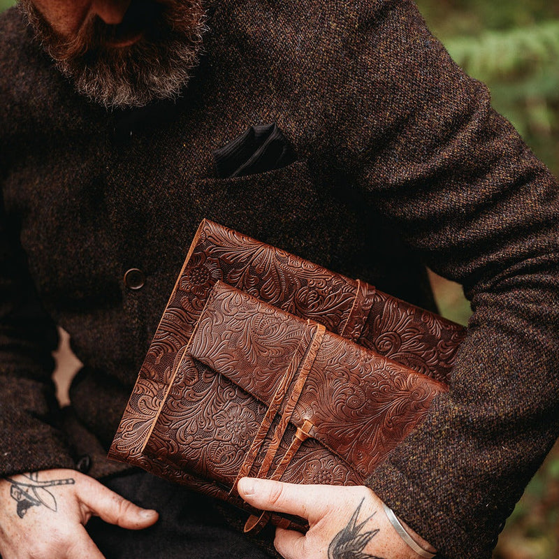 Botanical Journals - Walnut, rear view