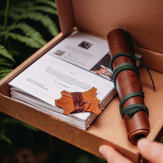 Make Your Own Leather Journal (A5), alternate view