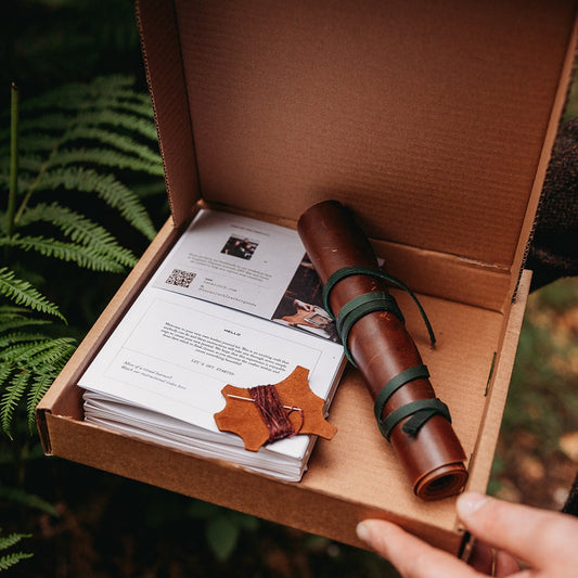 Make Your Own Leather Journal (A5) collectible from Lucas Ruth Leather Goods