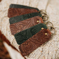 Botanical Keyrings collectible from Lucas Ruth Leather Goods