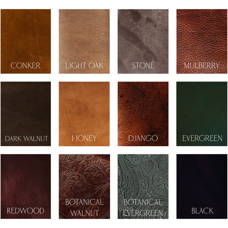 Make Your Own Leather Journal (A6), close-up detail