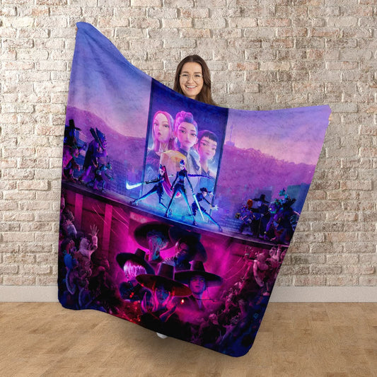Kpop Inspired - Fleece Blanket 150cm X 150cm collectible from https://britishmade.gifts/
