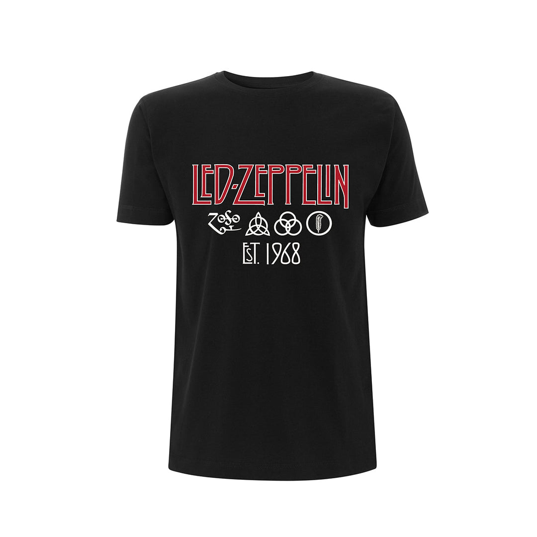 Led Zeppelin - Symbols Est 1968 T-Shirt