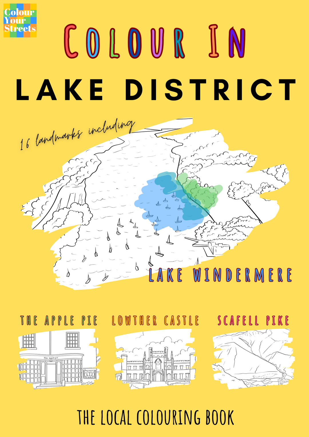 Lake District Colouring Book (A4)