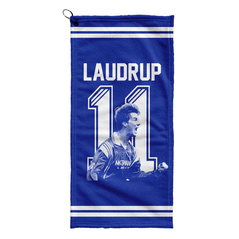 Rangers - Laudrup 11 - Golf Towel collectible from https://britishmade.gifts/