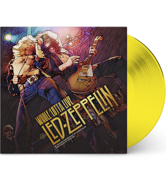 Led Zeppelin – Whole Lotta Live (Special Edition 12-Inch Album on Yellow Vinyl) collectible from Coda Records