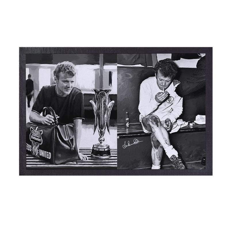 Lee Buccilli - Billy Bremner - Door Mat - 60cm x 40cm collectible from https://britishmade.gifts/
