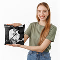 Lee Buccilli - Bremner Smoking - Cushion, Three Sizes, side angle